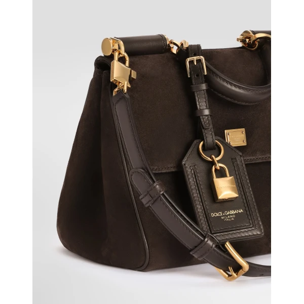 Small My Sicily handbag in split calfskin - Image 6