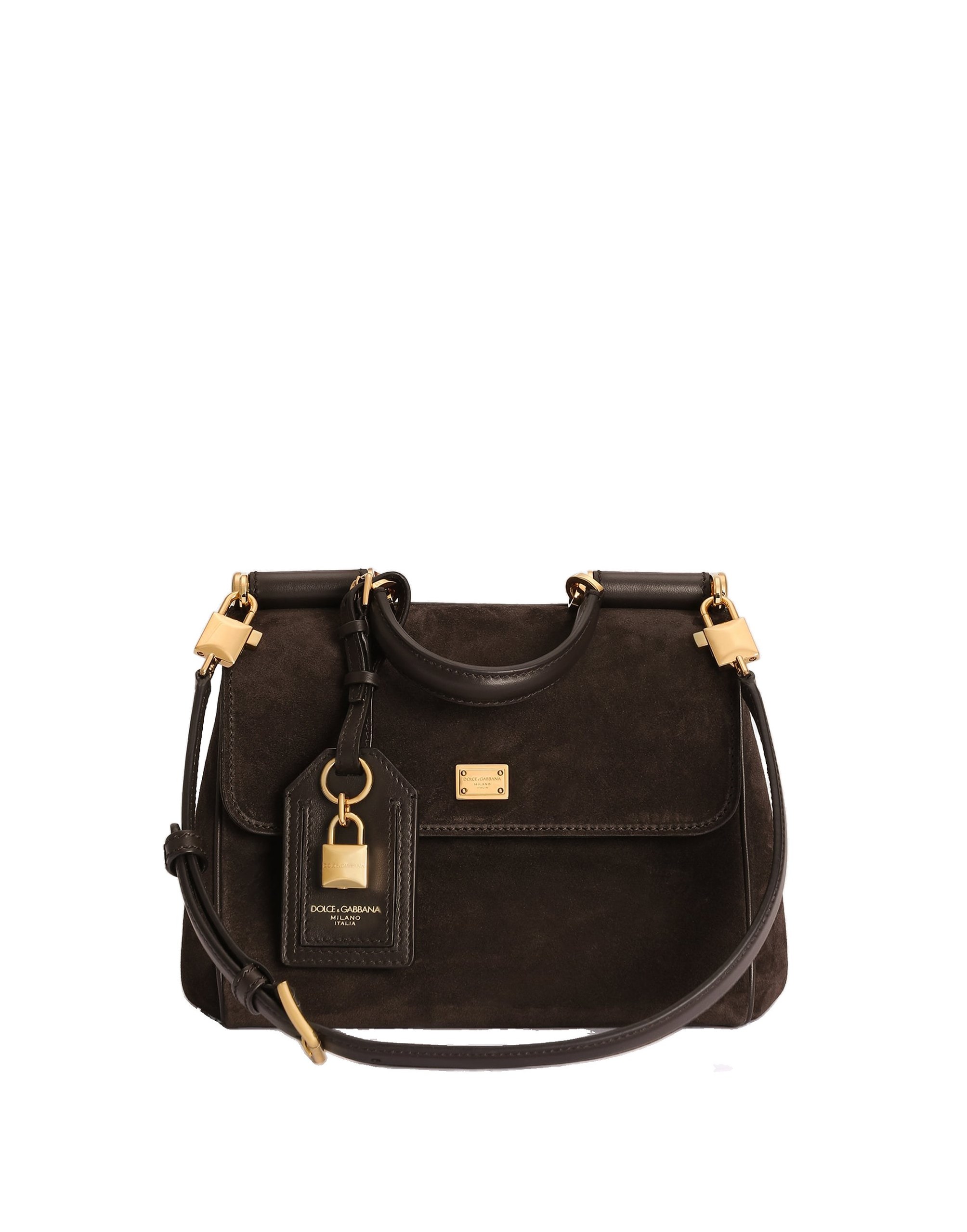Dolce & Gabbana Small My Sicily handbag in split calfskin in Multicolour | Buy Bags at Luxury Shoes Dolce & Gabbana Small My Sicily handbag in split calfskin