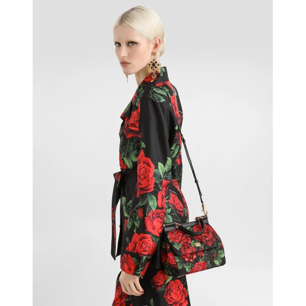 Small Sicily handbag with embroidered bezels - Image 2