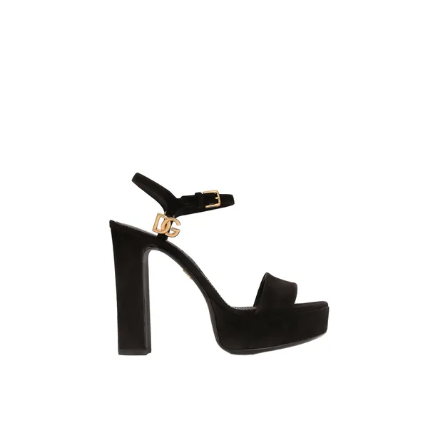 Suede platform sandals