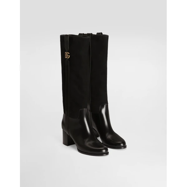 Suede riding boots - Image 2