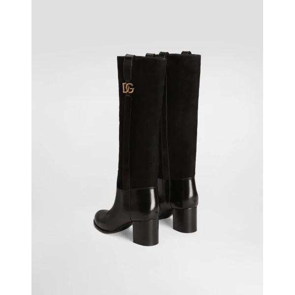 Suede riding boots - Image 3