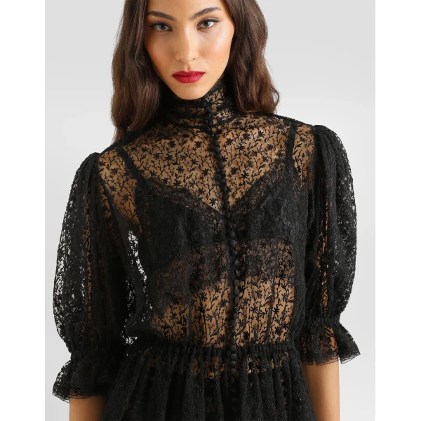Tulle top with embroidery - Image 4