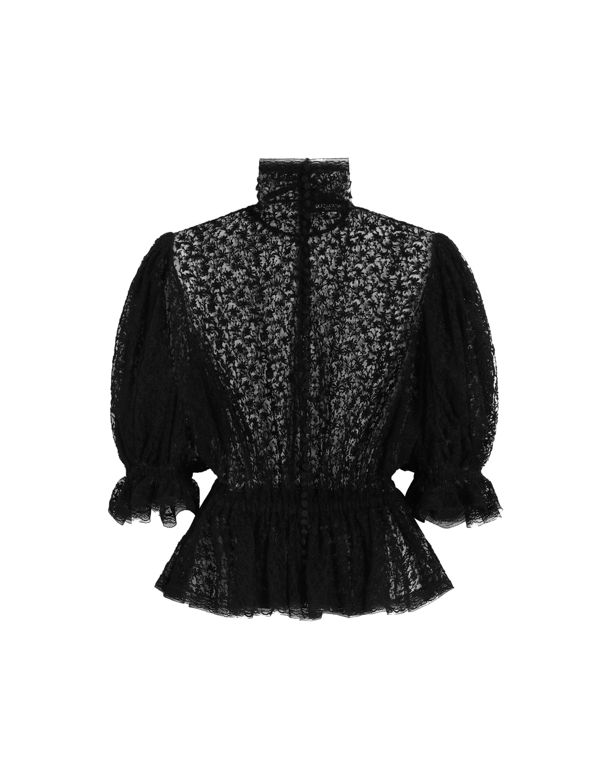 Dolce & Gabbana Tulle top with embroidery | Tops | Luxury Shoes Dolce & Gabbana Tulle top with embroidery