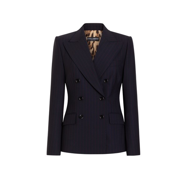 Dolce & Gabbana Turlington double-breasted jacket in pinstripe wool
