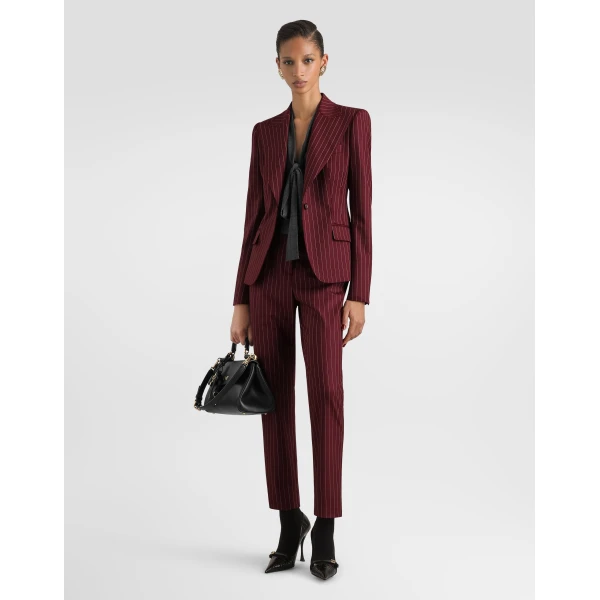 Turlington single-breasted pinstripe wool jacket - Image 2