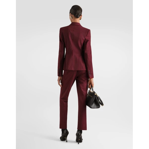 Turlington single-breasted pinstripe wool jacket - Image 3