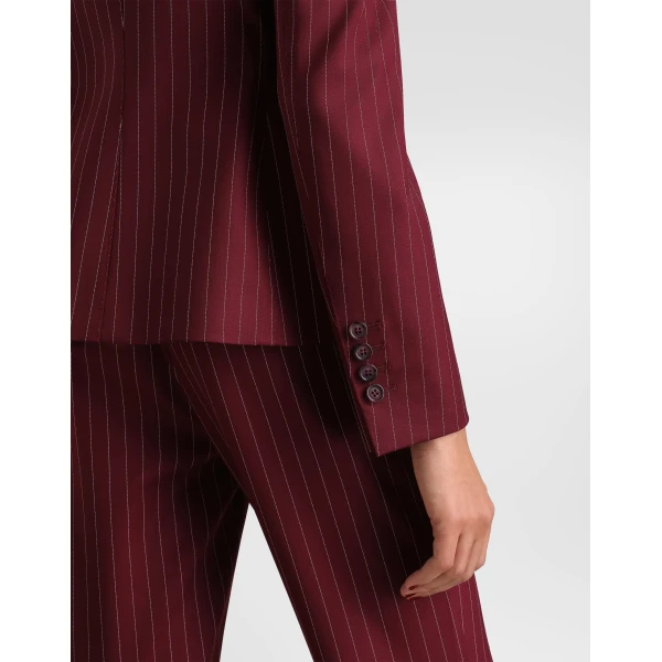 Turlington single-breasted pinstripe wool jacket - Image 5