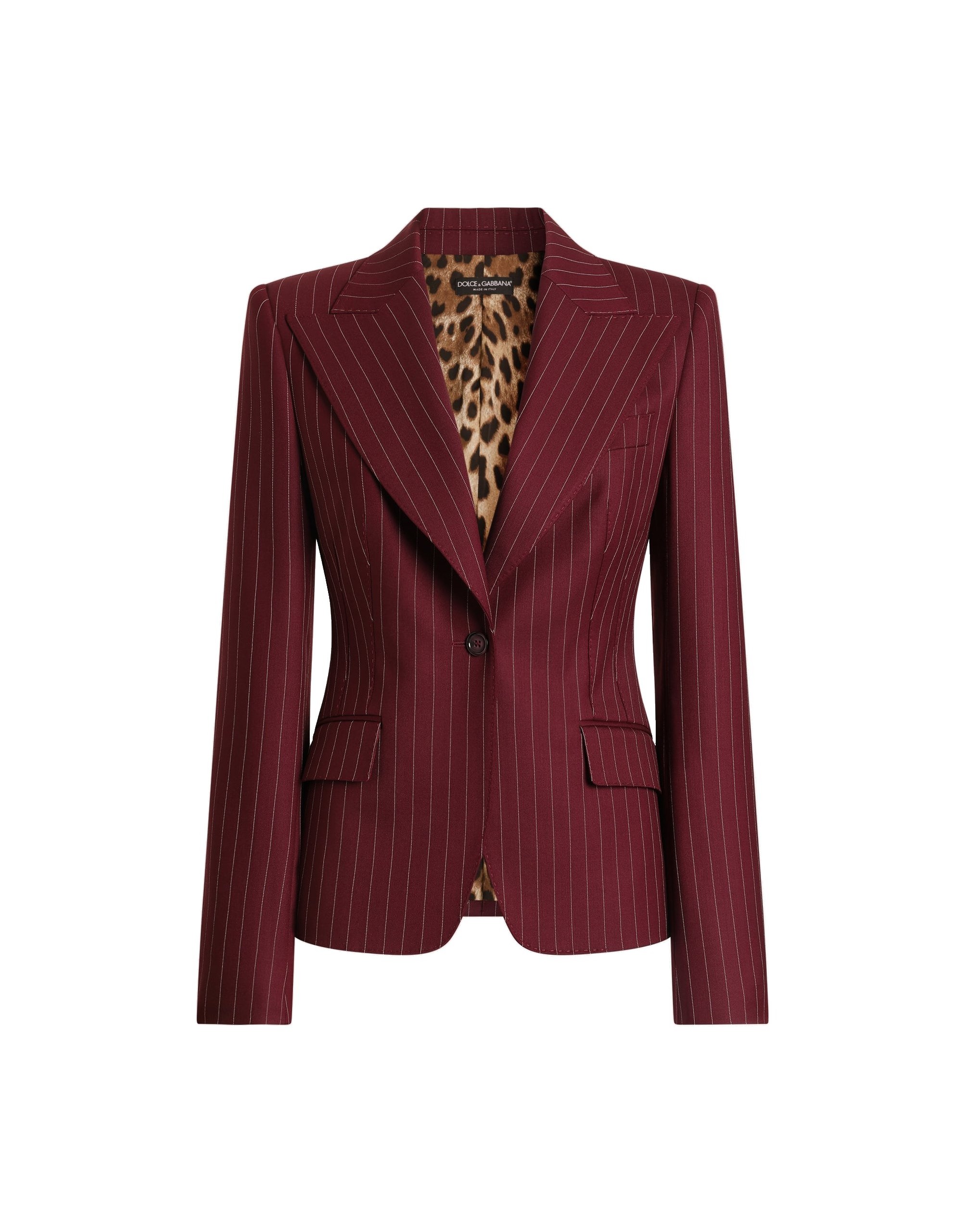 Dolce & Gabbana Turlington single-breasted pinstripe wool jacket | Jackets | Luxury Shoes Dolce & Gabbana Turlington single-breasted pinstripe wool jacket