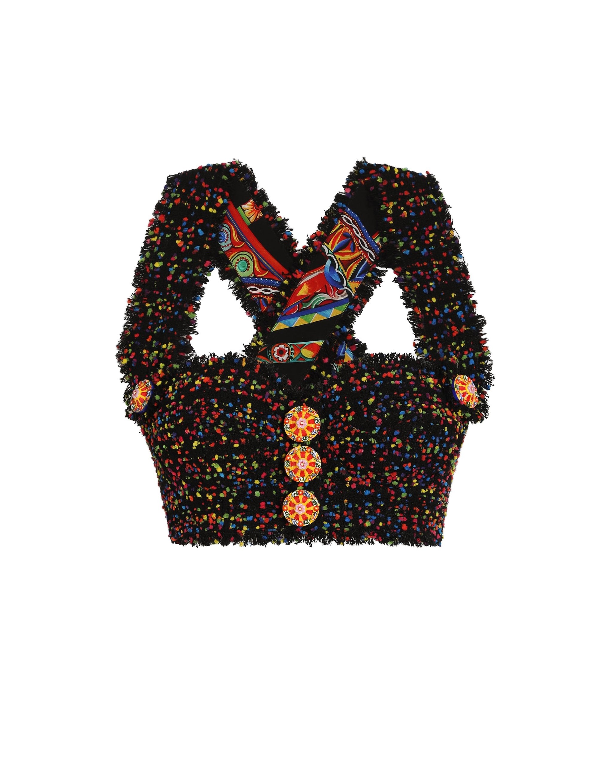 Dolce & Gabbana Tweed top | Tops | Luxury Shoes Dolce & Gabbana Tweed top
