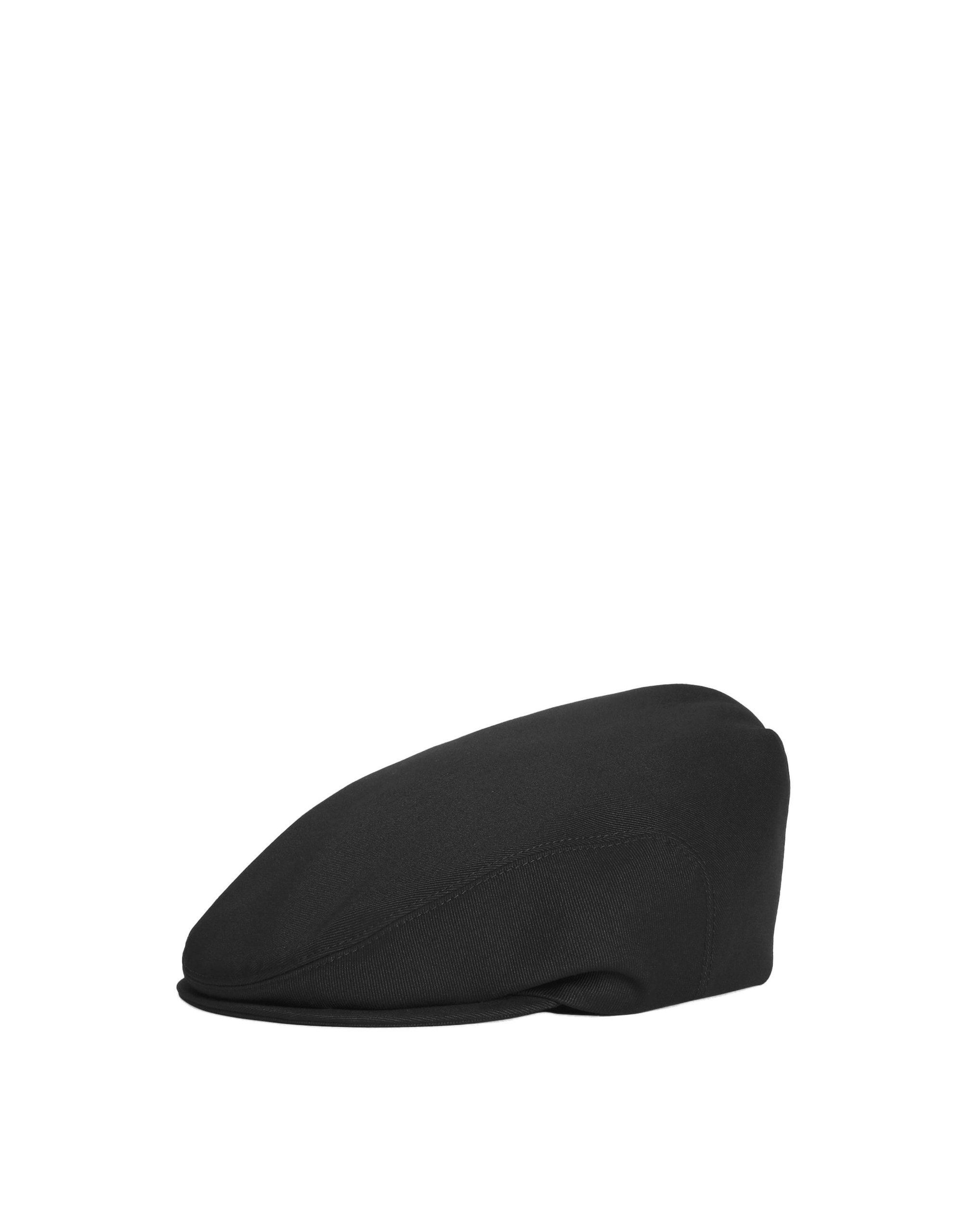 Dolce & Gabbana Twill flat cap in Black | Buy Accessories at Luxury Shoes Dolce & Gabbana Twill flat cap