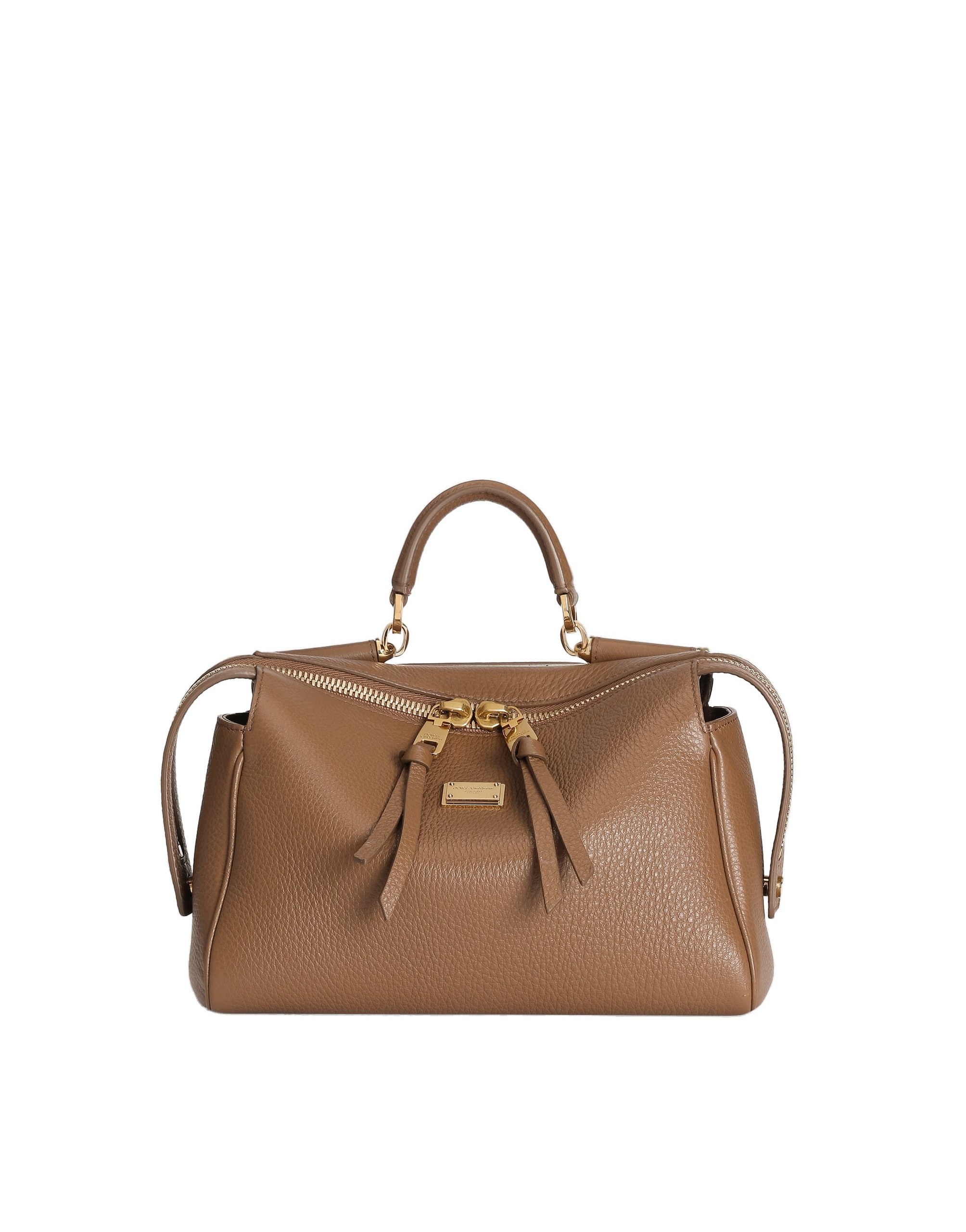 Dolce & Gabbana Vittoria handbag in calfskin in Brown | Buy Bags at Luxury Shoes Dolce & Gabbana Vittoria handbag in calfskin