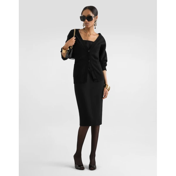 Wool crêpe dress - Image 2