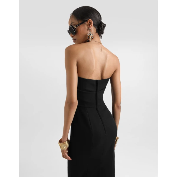 Wool crêpe dress - Image 5