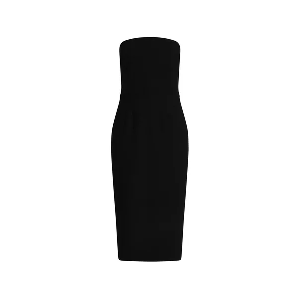 Wool crêpe dress