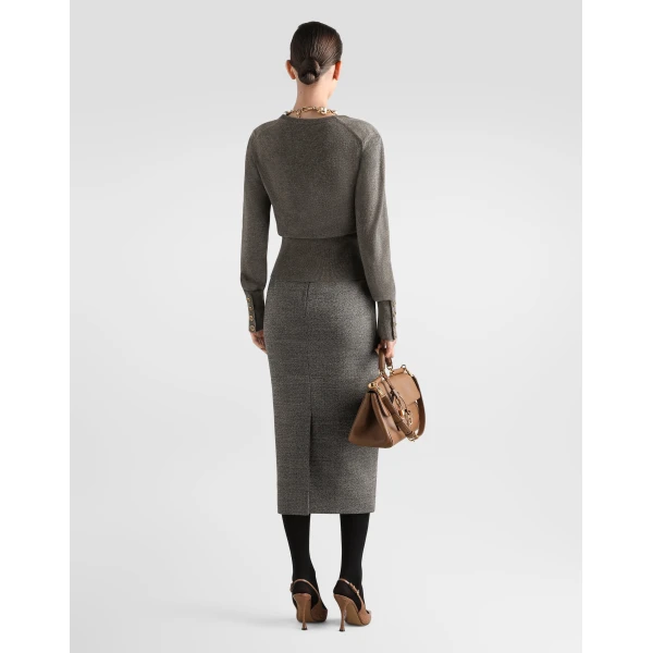 Wool sheath dress - Image 3