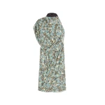 Dries Van Noten Asymmetrical pleated dress in Sky | Dresses | Luxury Shoes 