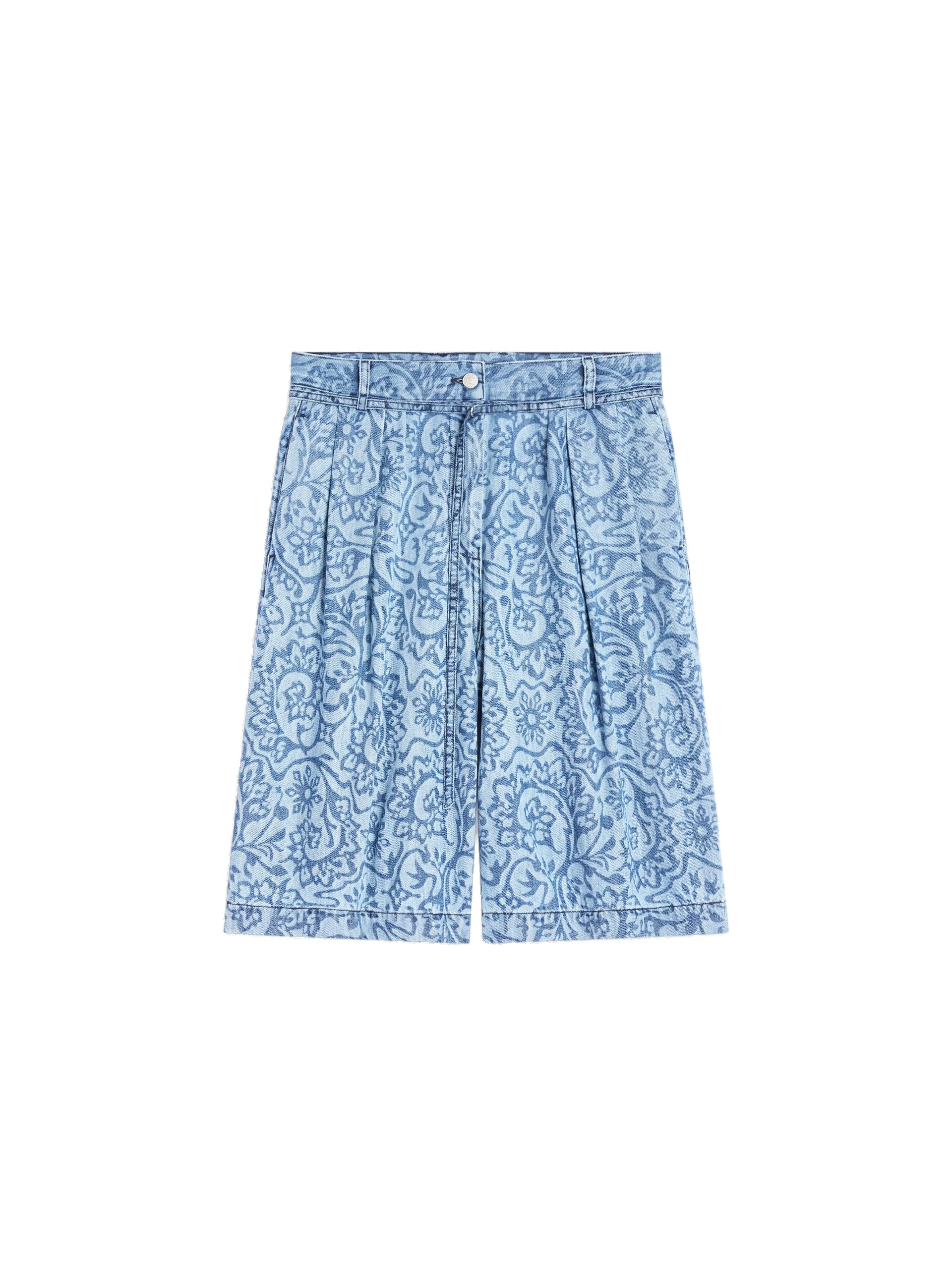 Dries Van Noten Belted denim shorts in Blue | Shorts | Luxury Shoes Dries Van Noten Belted denim shorts in Blue | Shorts | Luxury Shoes