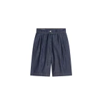 Dries Van Noten Belted denim shorts in Indigo | Shorts | Luxury Shoes 
