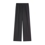 Dries Van Noten Belted wool pants in Black | Pants | Luxury Shoes 