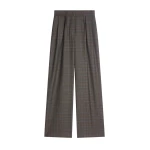 Dries Van Noten Belted wool pants in Brown | Pants | Luxury Shoes 