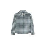 Dries Van Noten Boxy mini shirt in Petrol | Tops | Luxury Shoes 