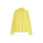 Dries Van Noten Cotton cocoon shirt in Lime | Tops | Luxury Shoes 