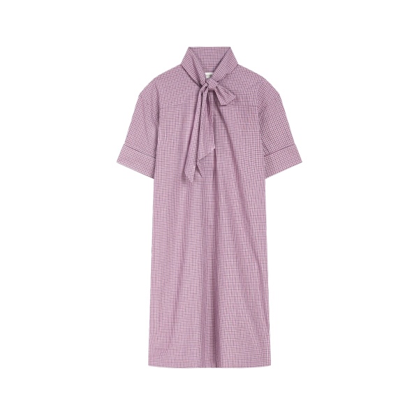 Dries Van Noten Cotton shirt dress in Purple | Dresses | Luxury Shoes 