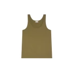 Dries Van Noten Cotton tank top in Khaki | Tops | Luxury Shoes 