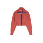 Dries Van Noten Cropped cashmere cardigan in Old Rose | Knitwear | Luxury Shoes 