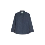 Dries Van Noten Denim cocoon shirt in Indigo | Tops | Luxury Shoes 