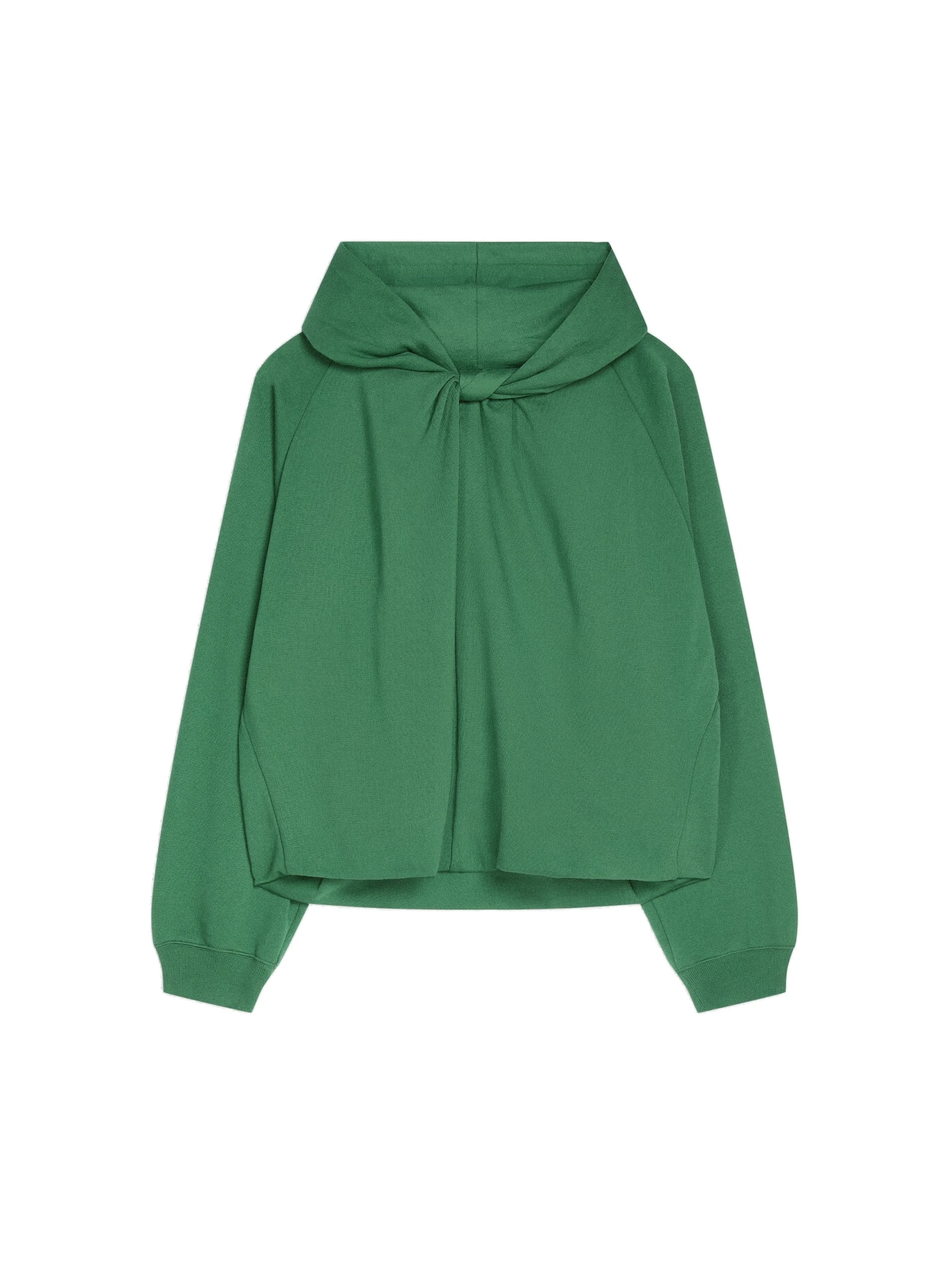 Dries Van Noten Draped cotton hoodie in Forest | Hoodies | Luxury Shoes Dries Van Noten Draped cotton hoodie in Forest | Hoodies | Luxury Shoes