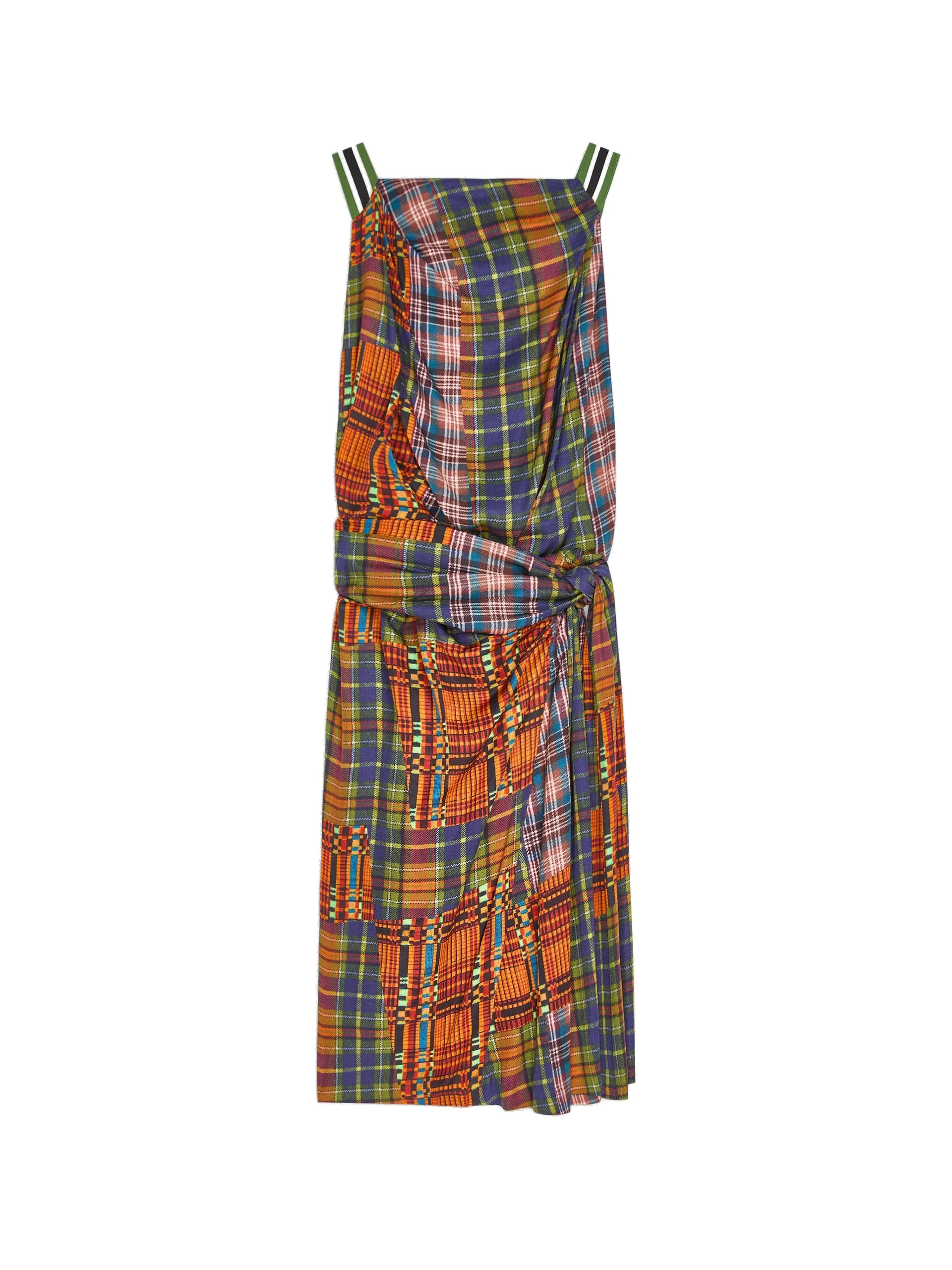 Dries Van Noten Draped viscose dress in Orange | Dresses | Luxury Shoes Dries Van Noten Draped viscose dress in Orange | Dresses | Luxury Shoes