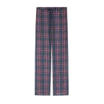 Dries Van Noten Elasticated lurex pants in Blue | Pants | Luxury Shoes 