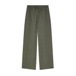 Dries Van Noten Elasticated viscose pants in Bottle | Pants | Luxury Shoes 