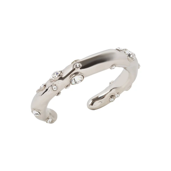 Embellished cuff in Silver