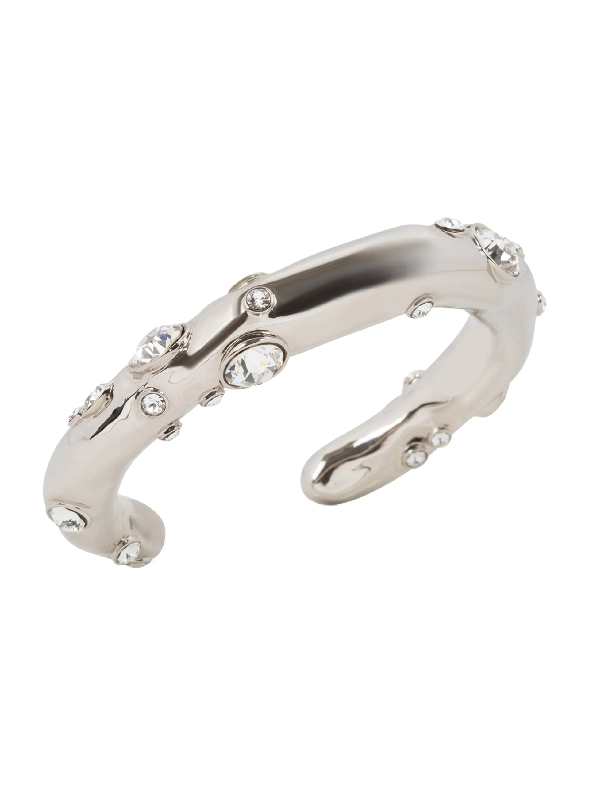 Dries Van Noten Embellished cuff in Silver | Cuffs | Luxury Shoes Dries Van Noten Embellished cuff in Silver