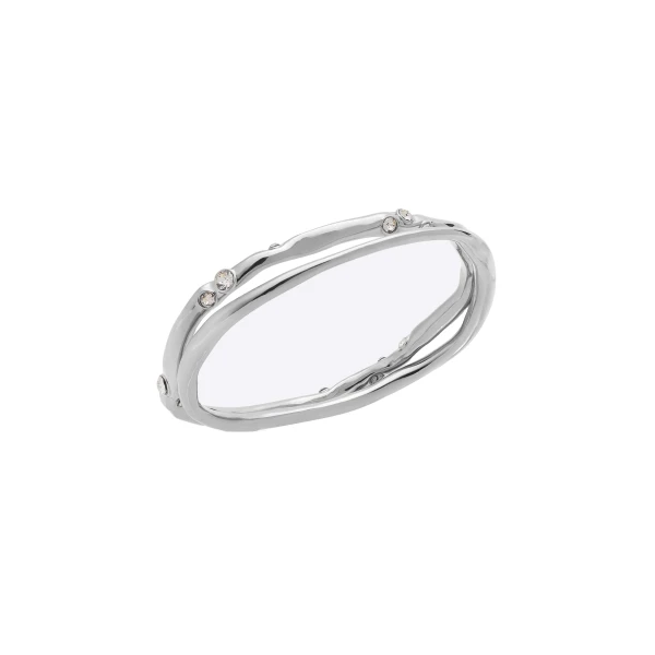 Embellished cuffs in Silver - Image 3