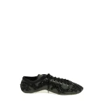 Dries Van Noten Embroidered ballerina sneakers in Bottle