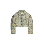 Dries Van Noten Embroidered jacquard jacket in Lemon | Jackets | Luxury Shoes 