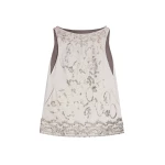 Dries Van Noten Embroidered mini dress in Light Grey | Dresses | Luxury Shoes 