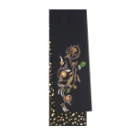 Dries Van Noten Embroidered scarf in Black