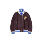 Dries Van Noten Embroidered wool bomber in Auber | Jackets | Luxury Shoes 