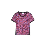 Dries Van Noten Fitted contrast tee in Fuchsia | Tops | Luxury Shoes 