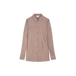 Dries Van Noten Fitted viscose shirt in Stone | Tops | Luxury Shoes 