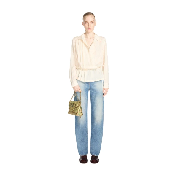 Fluid wrap top in Off White - Image 2