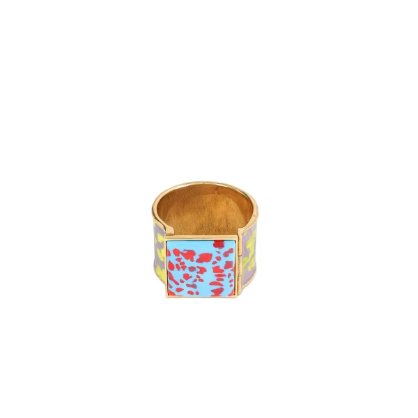 Handmade painted bracelet in Lilac