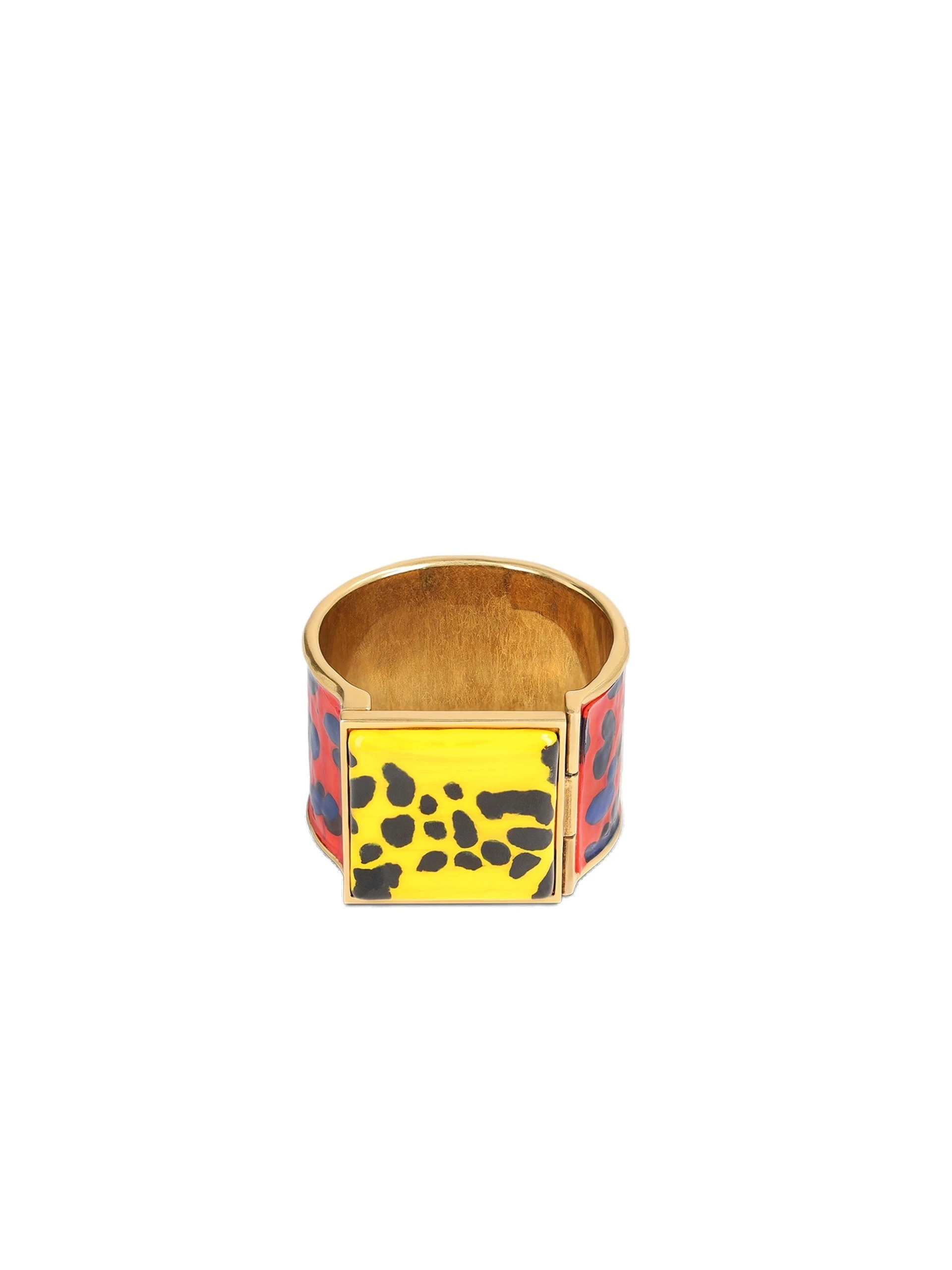 Dries Van Noten Handmade painted bracelet in Red | Bracelets | Luxury Shoes Dries Van Noten Handmade painted bracelet in Red