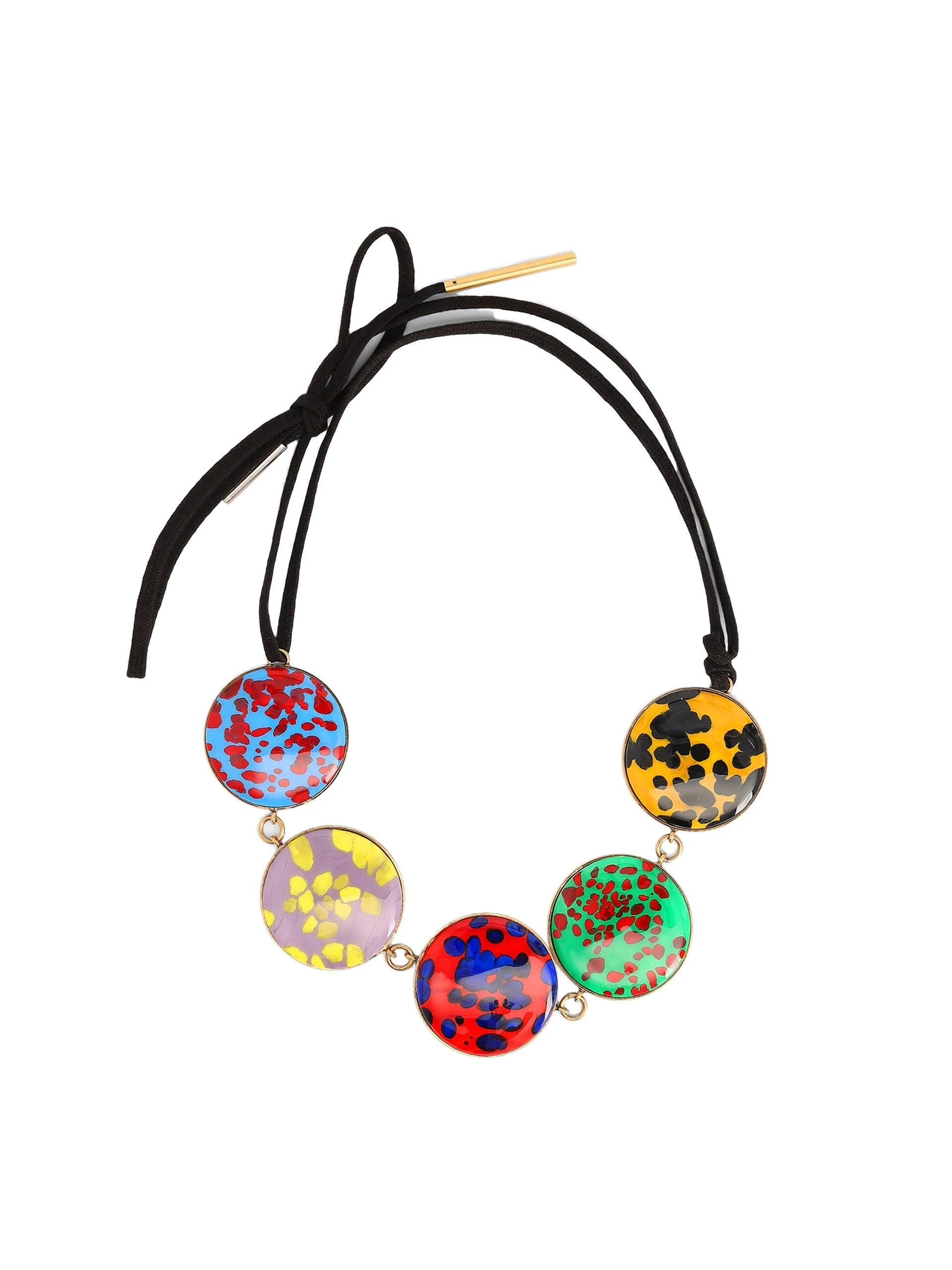Dries Van Noten Handmade painted necklace | Necklace | Luxury Shoes Dries Van Noten Handmade painted necklace