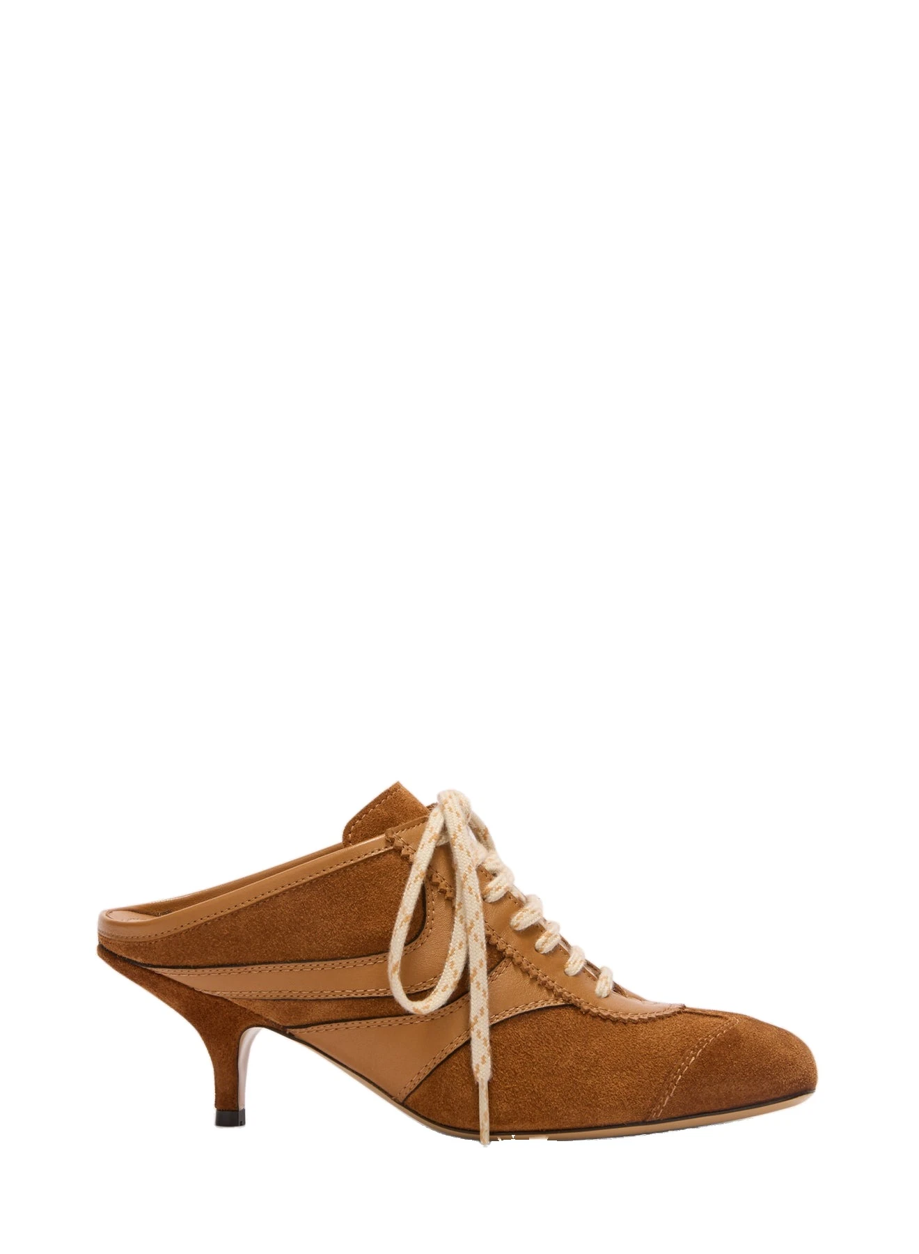 Dries Van Noten Heeled suede sneakers in Tan | Heels | Luxury Shoes Dries Van Noten Heeled suede sneakers in Tan
